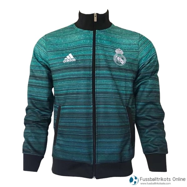 Real Madrid Sweatjacken 2017-18 Grün Fussballtrikots Günstig